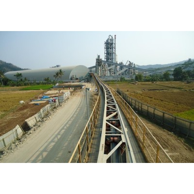 KP Long Distance Tube Type Pipe Belt Conveyor for Conveying Bulk Materials