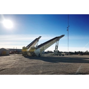 SKE Manufacturer Mobile Telescopic Belt Conveyor Systems for Conveying Bulk Materials