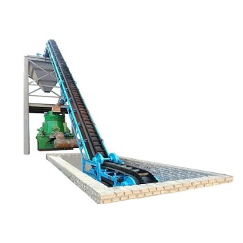 KS Large Inclined Corrugated Sidewall Belt Conveyor systems for Concrete Aggregate