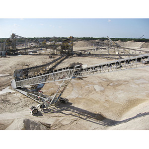 Aggregate Portable Radial Stacker Conveyor for Quarry Mining Mineral Processing Plant