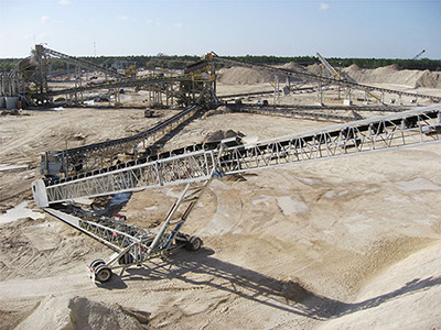 Aggregate Portable Radial Stacker Conveyor for Quarry Mining Mineral Processing Plant