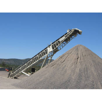 Fixed/Portable Radial Telescopic Stacking Belt Conveyor For Aggregate Crushing Plant