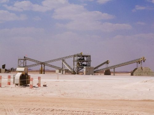 Overland Belt Conveyor System for Trona Mining Ore Processing Plant