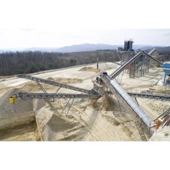 In-Plant Gravel Belt Conveyor Systems for Gravel Production