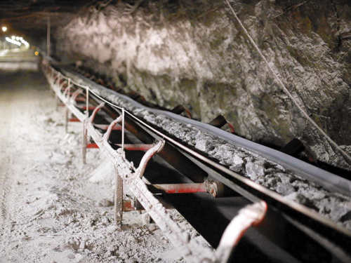 Salt Belt Conveyor used in Mining And Processing Plant