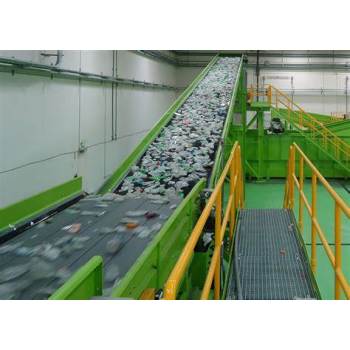 Garbage Trash Belt Conveyor for Recycling Processing Plant