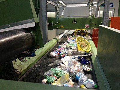 Garbage Trash Belt Conveyor for Recycling Processing Plant