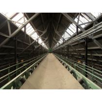 Rail-mounted Tripper Conveyor System for Stockpiling Bulk Materials