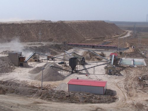 Sand Belt Conveyor used in Sand Making Plant and Sand Stockyard