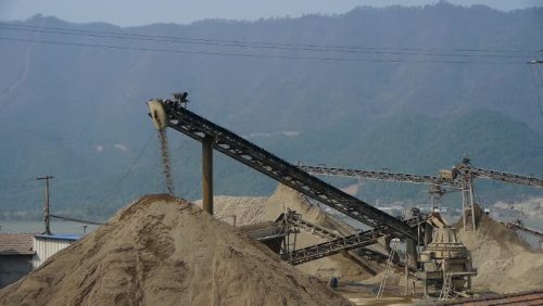 Heavy Duty Belt Conveyor Systems for Rock Coal Mineral Processing Plant