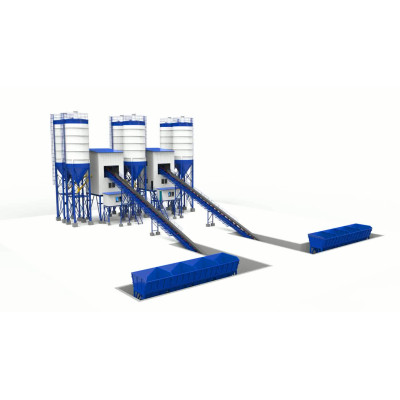 Belt Conveyor In Mixing Station for Aggregate Concrete