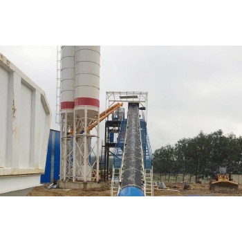 Belt Conveyor In Mixing Station for Aggregate Concrete