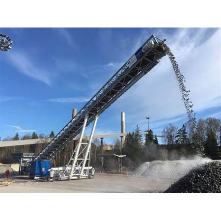 Good Performance Portable Radial Telescopic Stacking Conveyor