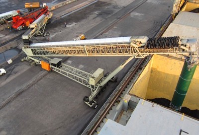 Portable Radial Stacking Belt Conveyor for Aggregate Transportation
