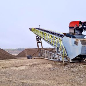 Cargador de barcos montado sobre rieles con capacidad de 100-3000 tph