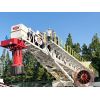 Portable Radial Stacking Belt Conveyor for Aggregate Transportation