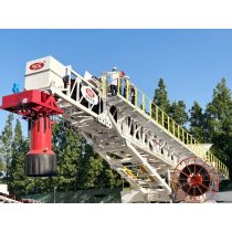 Portable Radial Stacking Belt Conveyor for Aggregate Transportation