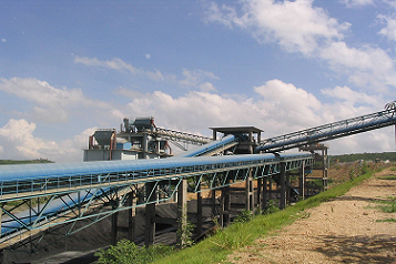 Transportador de banda fija tipo DTII utilizado en metalurgia, minas, carbón, central eléctrica, materiales de construcción