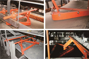 Non-loading section belt cleaner