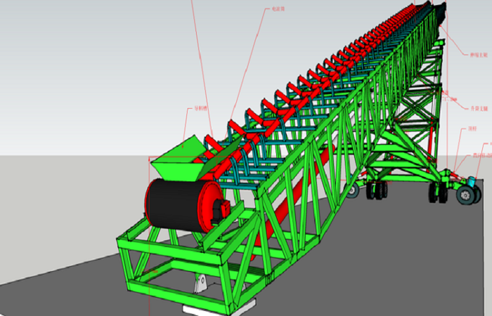 belt conveyor CAD design