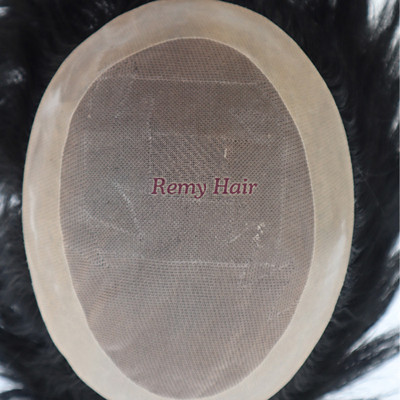 100% human hair   real natural  hair  mono+npu around hair piece  men toupee