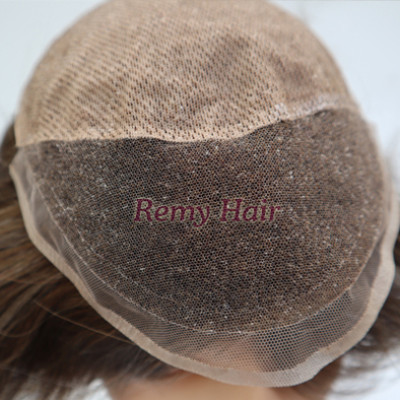 100% human hair  front lace men top piece  naturual toupee