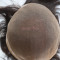 human hair replacement/hair piece for men-- mono+NPU arond men+front F net- top piece