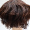 100% human hair  Super Thin Skin  top piece naturual men toupee