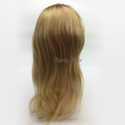 100% unprocessed european human hair women hair toppers