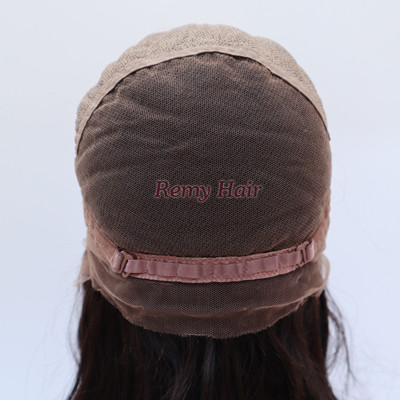 human hair full lace wig silk base