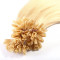 Nail/ U Tip Human Hair Extension Virgin Italian Keratin Fusion Hair Straight