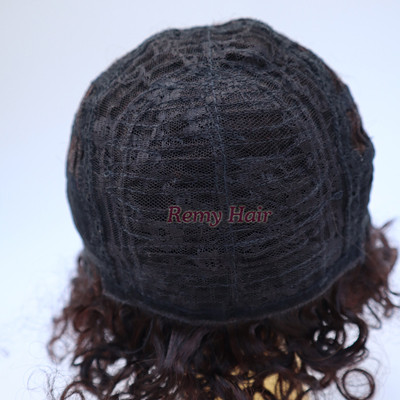 Black Women Machine Made Wig Short Brazilian Human Hair Wig