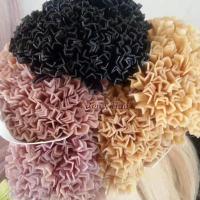 V-tip hair Human Hair Extension Virgin Italian Keratin Fusion Hair Straight