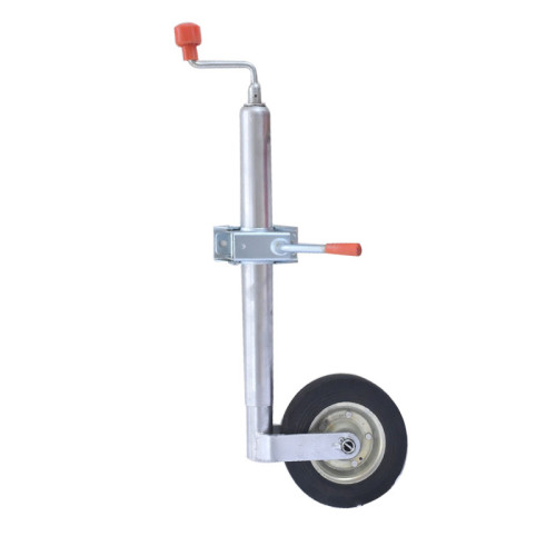 Rubber Jockey Wheel 42mm For Small  Light Duty Trailer