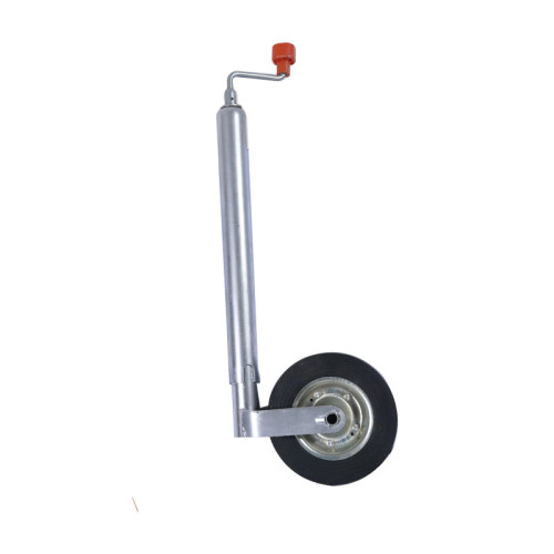 Rubber Jockey Wheel 42mm For Small  Light Duty Trailer