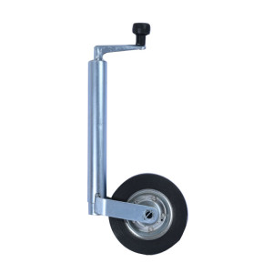 Rubber Jockey Wheel 42mm For Small Light Duty Trailer