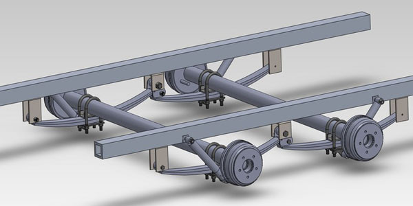 Trailer Axles,Single Axle Trailer Suspension VS Multiple Axles Trailer Suspension