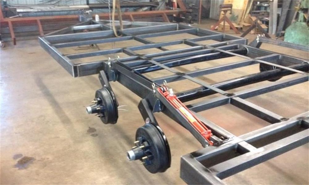 the specific steps of square trailer axles, customized trailer axle parts