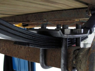 Trailer Leaf Spring Guide