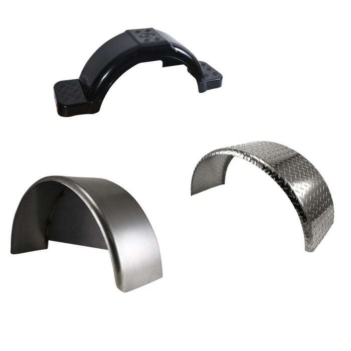 Which kind of trailer fender is better, steel, aluminium or plastic?