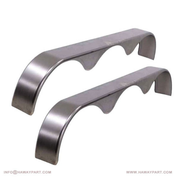 Venta al por mayor de guardabarros de remolque de tres ejes, material de acero y aluminio