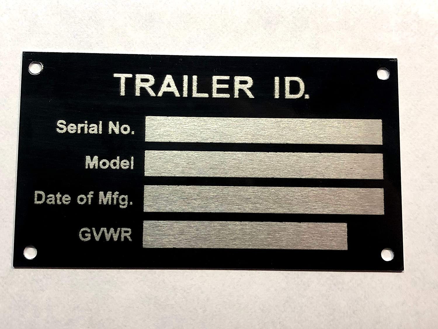 Trailer VIP plate,How to Tell Trailer Axle Rating?