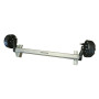 1500KG 1.5 T Trailer Axle With Mechanic Brake Europe Style