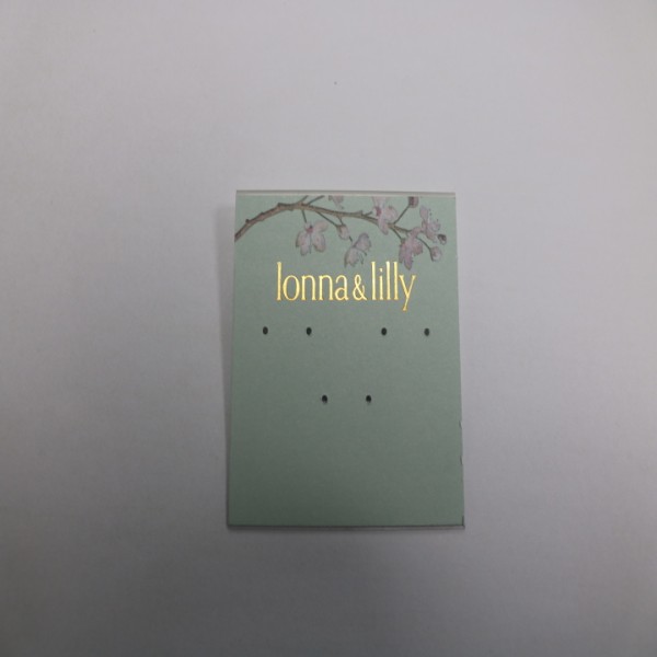 Earrings Studs Fashion Card