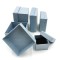 Luxury custom square blue cardboard gift box lids and high gloss blue cardboard boxes packaging