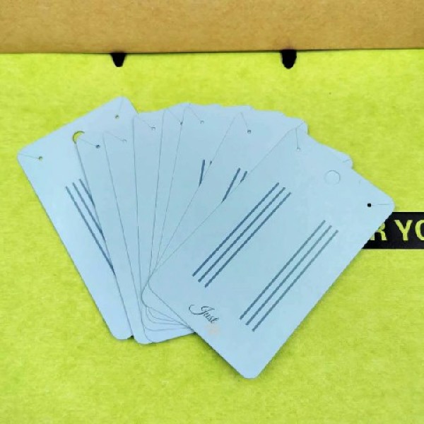 custom print cardboard paper necklace earring packaging card with logo for jewelry display