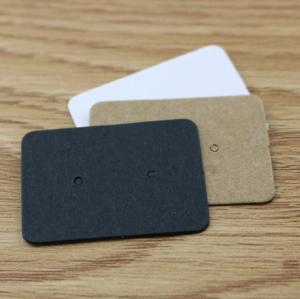 Custom Square Kraft Paper Earring Cards