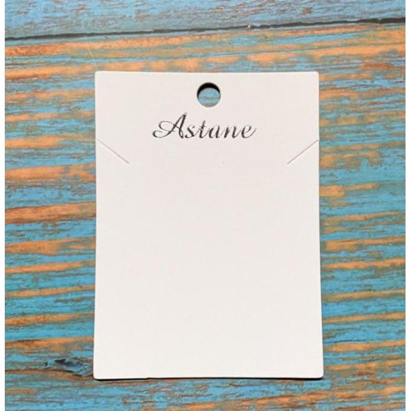 Customized Logo Paper Cardboard Necklace Earrings Jewelry Display Cards
