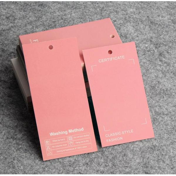 High-End Clothing Label Paper Cards