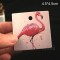 Pink Flamingo Paper Earrings Earring Frame Cards Necklace Jewelry Display Cards